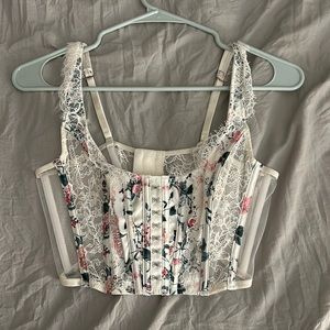 brand new with tag never worn dream angels victoria secret white lace corset